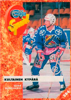 #384b Juha Riihijärvi - JyP HT - 1993-94 Leaf Sisu SM-Liiga (Finnish) Hockey