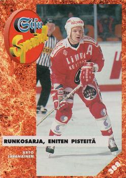 #388 Arto Javanainen - Porin Ässät - 1993-94 Leaf Sisu SM-Liiga (Finnish) Hockey
