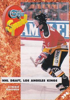 #396 Kimmo Timonen - Los Angeles Kings - 1993-94 Leaf Sisu SM-Liiga (Finnish) Hockey