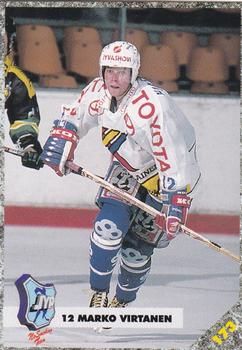 #150a Marko Virtanen - JyP HT - 1993-94 Leaf Sisu SM-Liiga (Finnish) Hockey