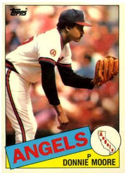 #85T Donnie Moore - California Angels - 1985 Topps Traded Baseball