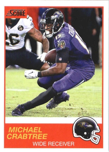 #85 Michael Crabtree - Baltimore Ravens - 2019 Score Football
