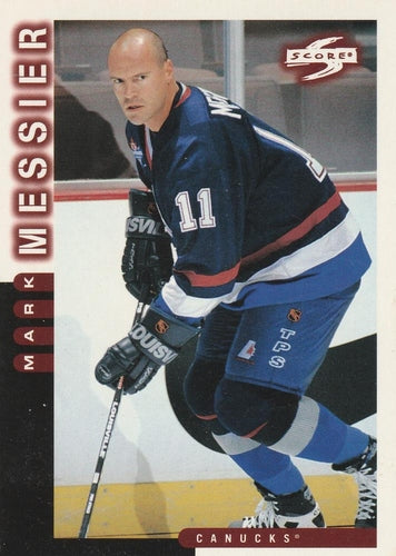 #85 Mark Messier - Vancouver Canucks - 1997-98 Score Hockey