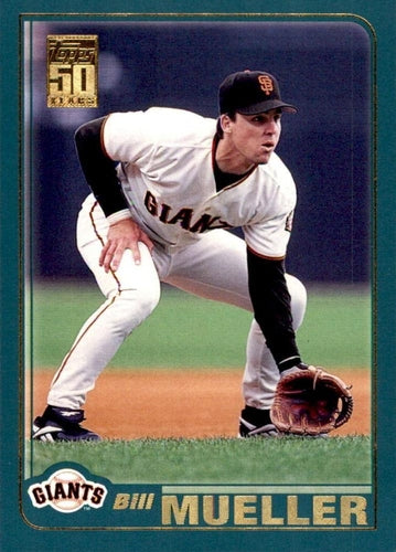 #85 Bill Mueller - San Francisco Giants - 2001 Topps Baseball
