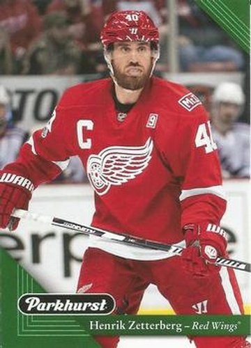 #85 Henrik Zetterberg - Detroit Red Wings - 2017-18 Parkhurst Hockey