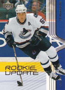 #85 Ed Jovanovski - Vancouver Canucks - 2003-04 Upper Deck Rookie Update Hockey