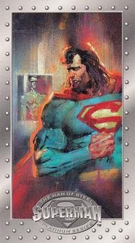 #85 Luthor Defeated! - 1994 SkyBox Superman Man of Steel Platinum Series