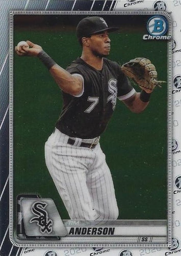 #85 Tim Anderson - Chicago White Sox - 2020 Bowman Chrome Baseball