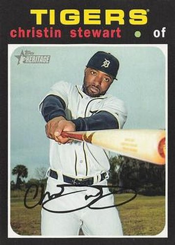 #85 Christin Stewart - Detroit Tigers - 2020 Topps Heritage Baseball