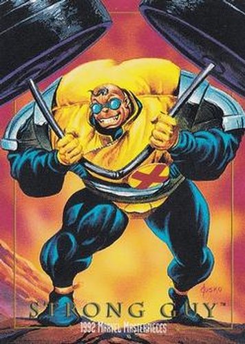 #85 Strong Guy - 1992 SkyBox Marvel Masterpieces