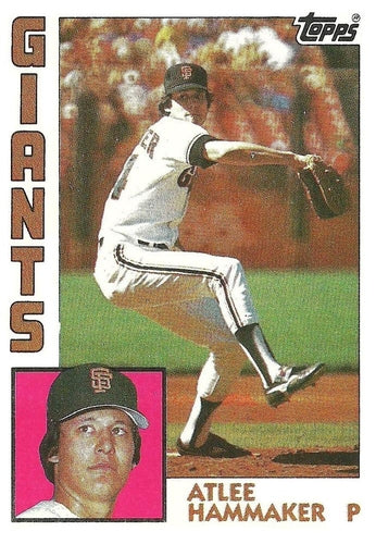 #85 Atlee Hammaker - San Francisco Giants - 1984 Topps Baseball
