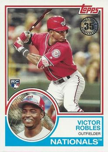 #83-85 Victor Robles - Washington Nationals - 2018 Topps - 1983 Topps Baseball 35th Anniversary Baseball