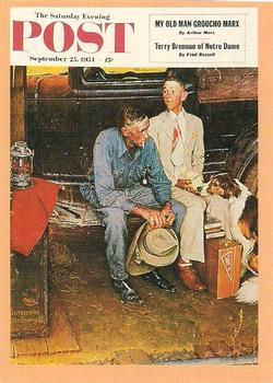 #85 Breaking Home Ties - 1993 Comic Images Norman Rockwell Saturday Evening Post
