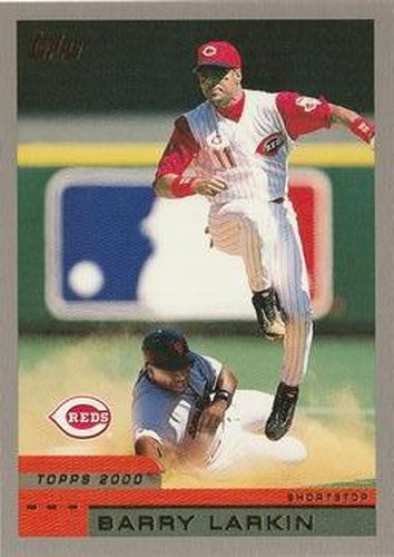 #85 Barry Larkin - Cincinnati Reds - 2000 Topps Baseball