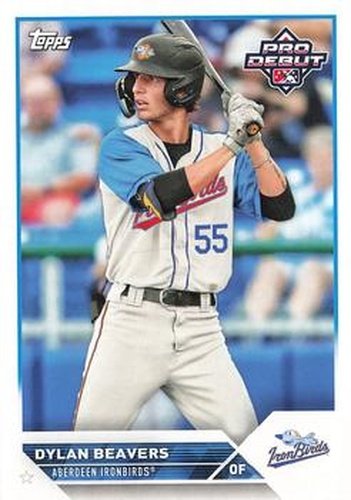 #PD-85 Dylan Beavers - Aberdeen IronBirds - 2023 Topps Pro Debut Baseball
