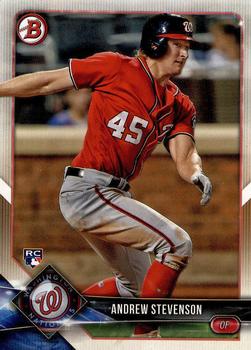#85 Andrew Stevenson - Washington Nationals - 2018 Bowman Baseball