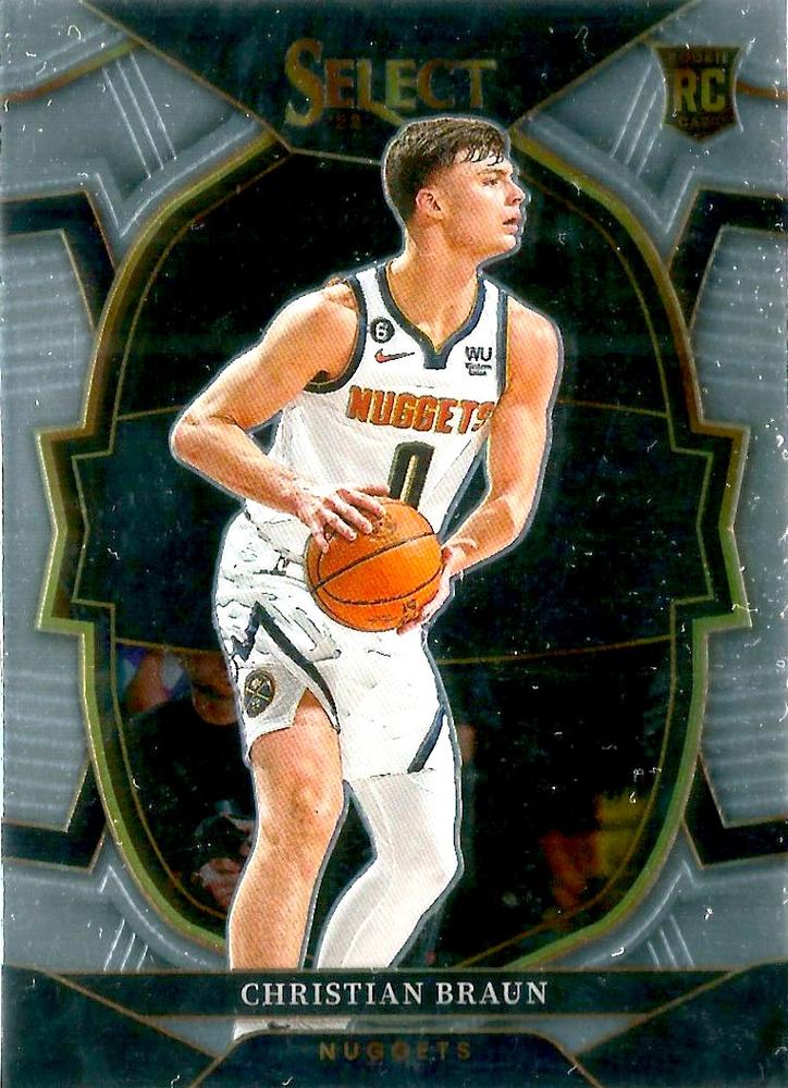 #85 Christian Braun - Denver Nuggets - 2022-23 Panini Select Basketball