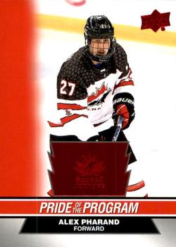 #85 Alex Pharand - Canada - 2023 Upper Deck Team Canada Juniors - Red Foil Hockey