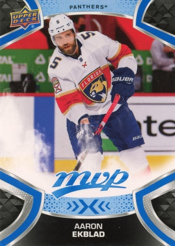 #85 Aaron Ekblad - Florida Panthers - 2021-22 Upper Deck MVP - Blue Hockey