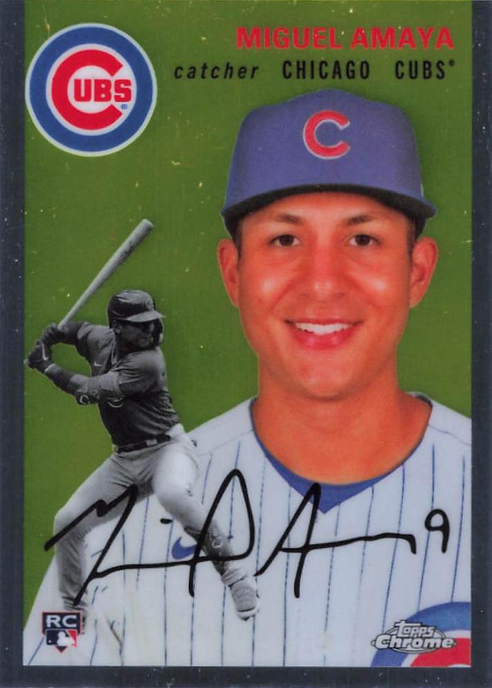 #85 Miguel Amaya - Chicago Cubs - 2023 Topps Chrome Platinum Anniversary Baseball
