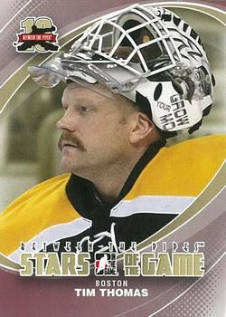 #85 Tim Thomas - Boston Bruins - 2011-12 In The Game Between The Pipes Hockey
