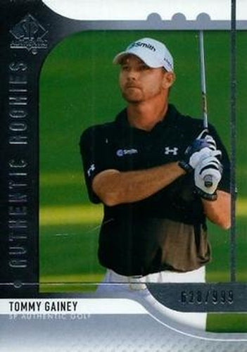 #85 Tommy Gainey - 2012 SP Authentic Golf
