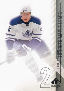 #85 Luke Schenn - Toronto Maple Leafs - 2010-11 SP Authentic Hockey