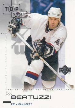 #85 Todd Bertuzzi - Vancouver Canucks - 2002-03 Upper Deck Top Shelf Hockey