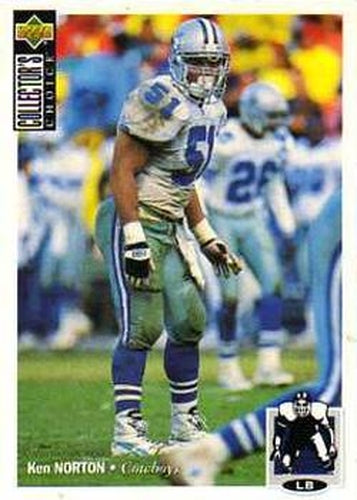 #85 Ken Norton - Dallas Cowboys - 1994 Collector's Choice Football