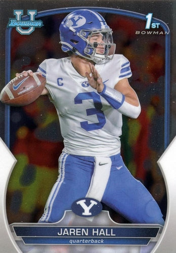 #85a Jaren Hall - BYU Cougars - 2022 Bowman Chrome University Football