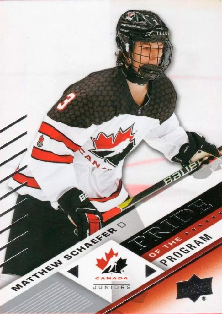 #85 Matthew Schaefer - Canada - 2024 Upper Deck Team Canada Juniors Hockey