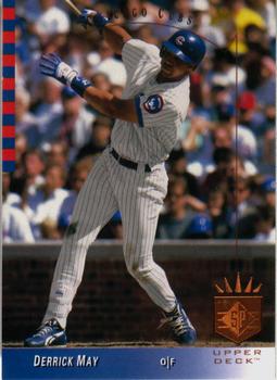 #85 Derrick May - Chicago Cubs - 1993 SP Baseball