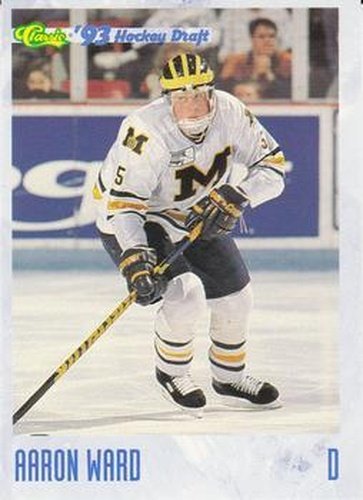 #85 Aaron Ward - Michigan Wolverines - 1993 Classic '93 Hockey Draft Hockey