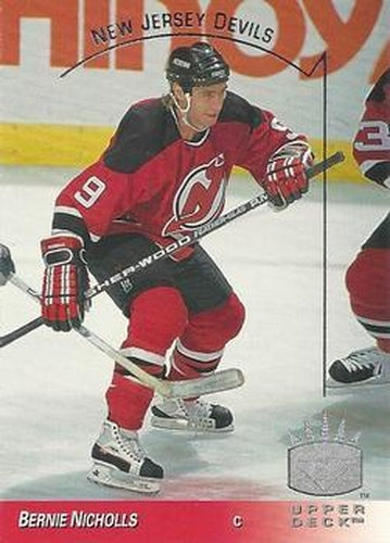 #85 Bernie Nicholls - New Jersey Devils - 1993-94 Upper Deck - SP Hockey