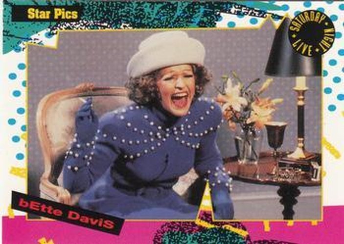 #85 Bette Davis - 1992 Star Pics Saturday Night Live