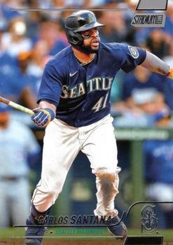 #85 Carlos Santana - Seattle Mariners - 2022 Stadium Club Baseball