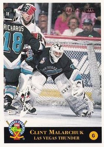 #85 Clint Malarchuk - Las Vegas Thunder - 1994 Classic Pro Hockey Prospects Hockey