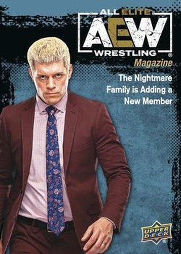 #85 Cody Rhodes - 2021 Upper Deck AEW Wrestling