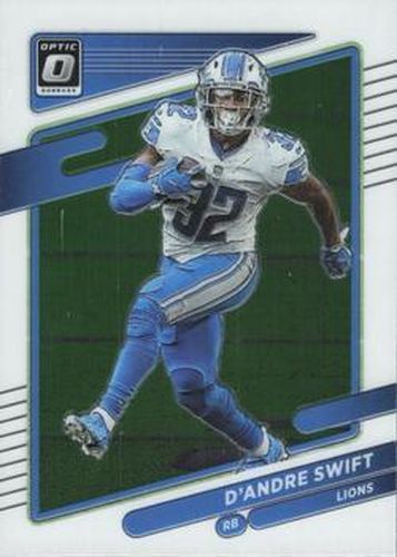 #85 D'Andre Swift - Detroit Lions - 2021 Donruss Optic Football