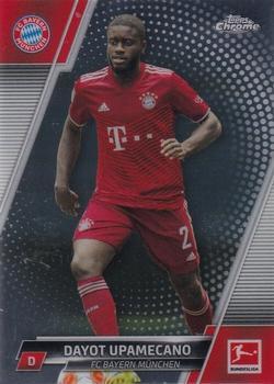 #85 Dayot Upamecano - FC Bayern Munchen - 2021-22 Topps Chrome Bundesliga Soccer
