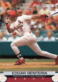 #85 Edgar Renteria - St. Louis Cardinals - 2001 Stadium Club Baseball