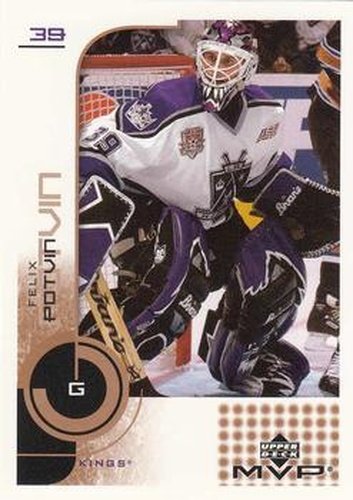 #85 Felix Potvin - Los Angeles Kings - 2002-03 Upper Deck MVP Hockey