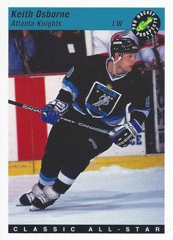 #85 Keith Osborne - Atlanta Knights - 1993 Classic Pro Prospects Hockey