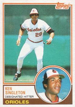 #85 Ken Singleton - Baltimore Orioles - 1983 Topps Baseball