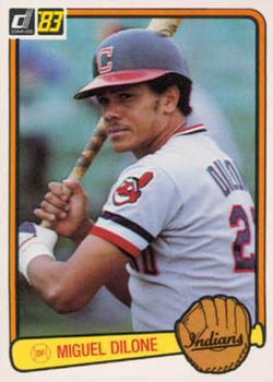 #85 Miguel Dilone - Cleveland Indians - 1983 Donruss Baseball
