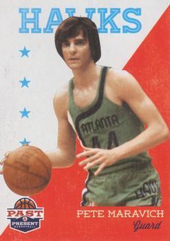 #85 Pete Maravich - Atlanta Hawks - 2011-12 Panini Past & Present Basketball