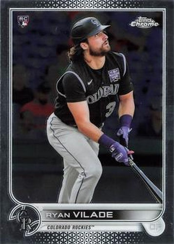 #85 Ryan Vilade - Colorado Rockies - 2022 Topps Chrome Baseball