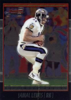 #85 Jamal Lewis - Baltimore Ravens - 2001 Bowman Chrome Football