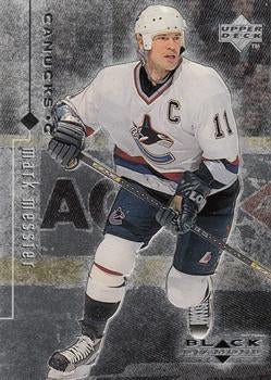 #85 Mark Messier - Vancouver Canucks - 1998-99 Upper Deck Black Diamond Hockey