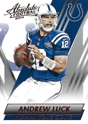 #85 Andrew Luck - Indianapolis Colts - 2014 Panini Absolute - Red Football